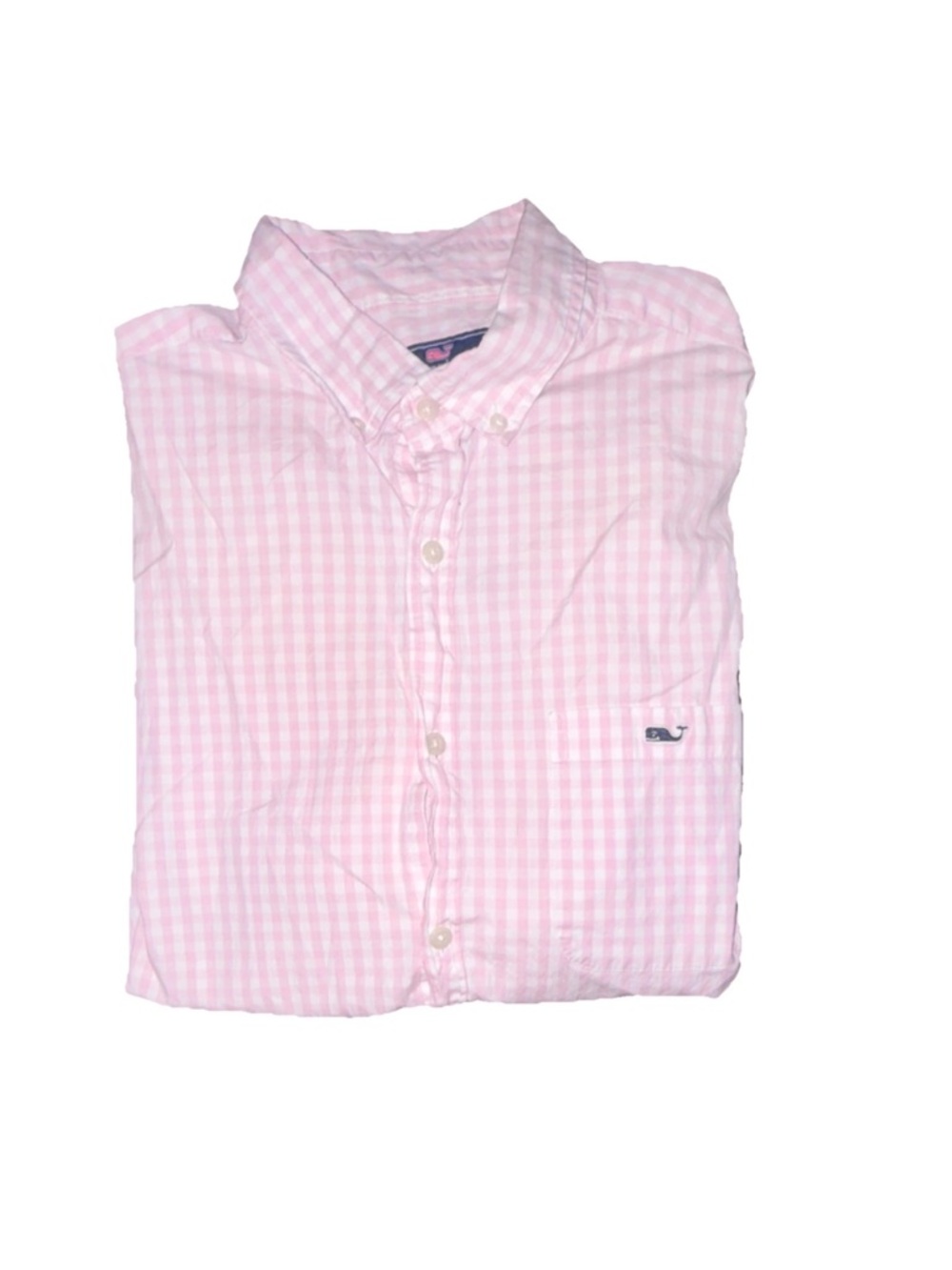 Vineyard Vines Pink Gingham Button-Down Shirt - Men's Casual Dress Shirt - Picture 2 of 4